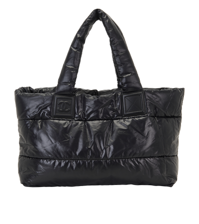 Coco Cocoon Reversible Tote, &pound;1,200, Handbags, Black, Nylon, Front view